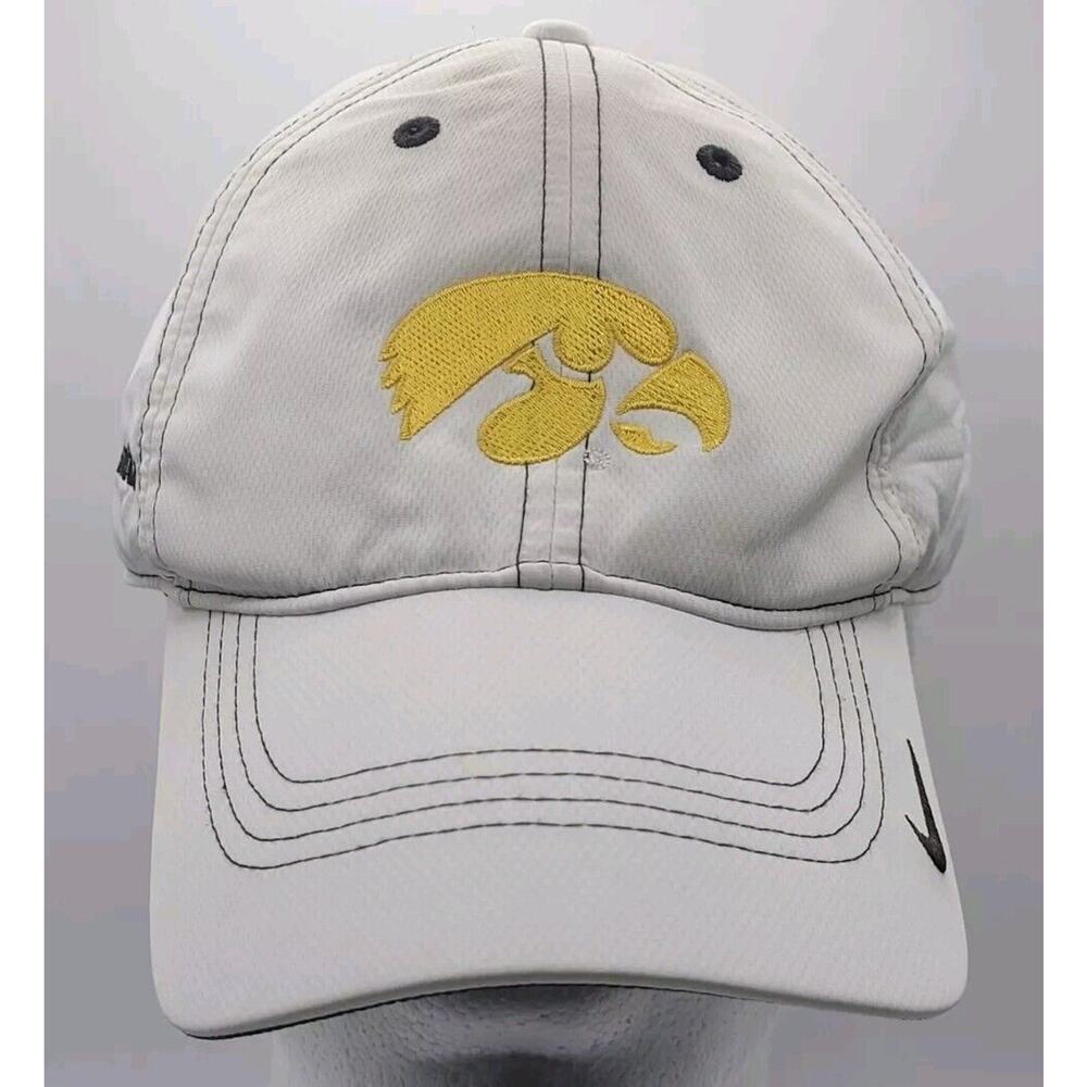 University of Iowa Hawkeyes Women's Basketball Strapback Cap Hat white Nike Golf